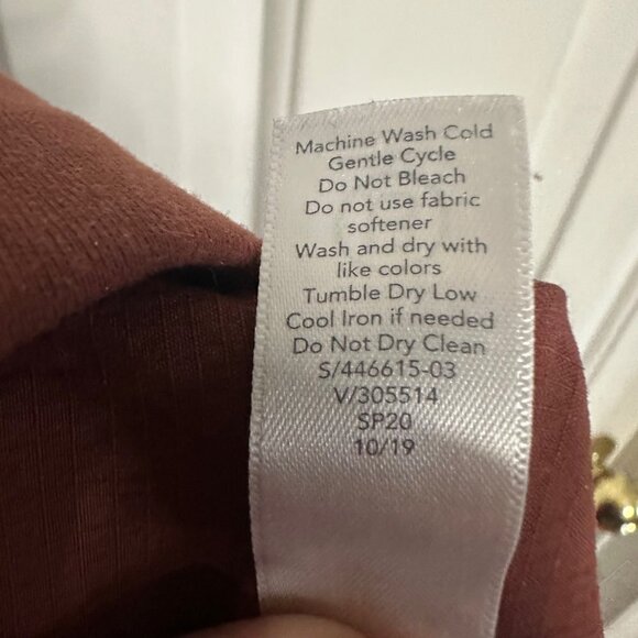 Athleta Trekkie Hybrid Crop Tight Trail Pants Cognac Brown Women's Size 6 - Picture 7 of 8